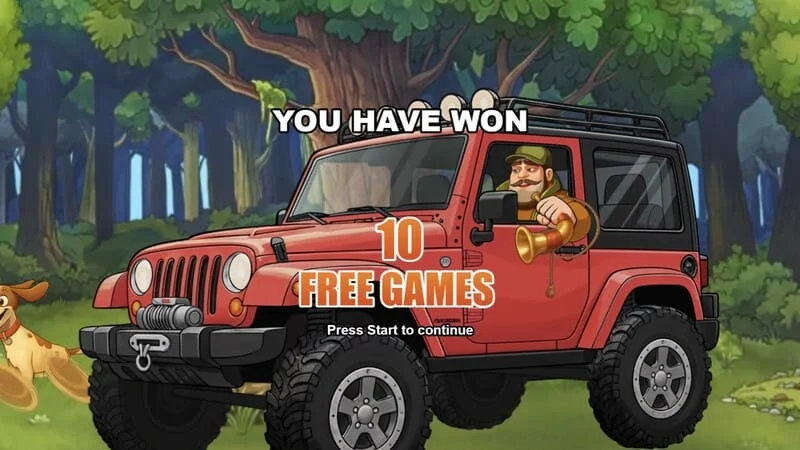 Hunt the Bucks – Free Games-start med Booster-panel og Hunter-Wild
